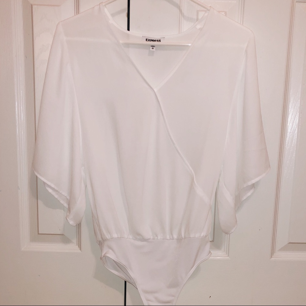 White bodysuit / one piece